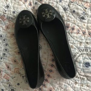 Tory Burch Jelly Flats Black